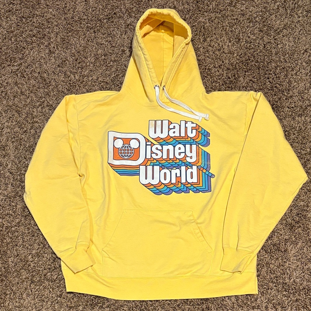 Walt Disney World Classic Yellow Hooded Sweatshirt